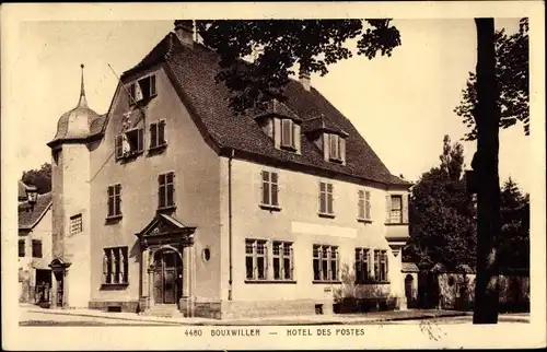 Ak Bouxwiller Buchsweiler Elsass Bas Rhin, Hotel des Postes