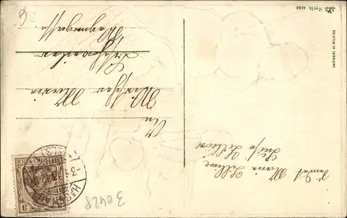 Präge Litho Glückwunsch Neujahr, Schneemann, Kinder, Schlitten