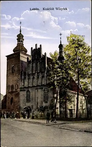 Ak Lublin Polen, Kosciol Wizytek