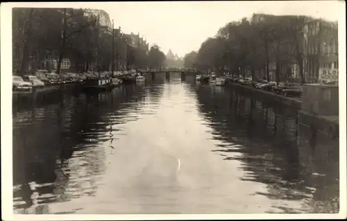 Foto Ak Amsterdam Nordholland, Waterzicht