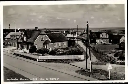 Ak Kampen auf Sylt, Blick auf Kampen