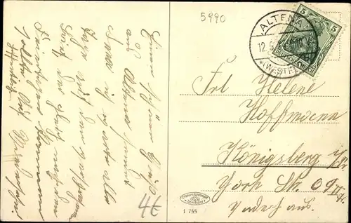 Ak Altena in Westfalen, Vogelschau