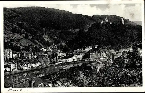 Ak Altena in Westfalen, Panorama