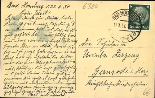 Ak Bad Homburg v. d. Höhe, Kaiser Friedrich Promenade