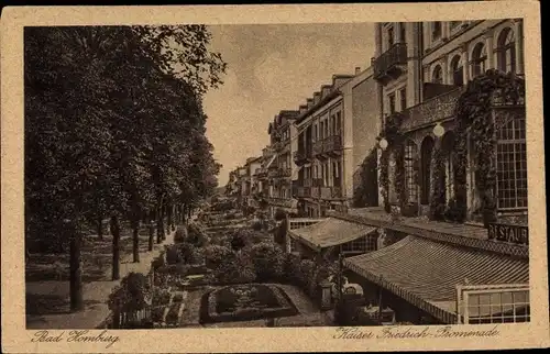 Ak Bad Homburg vor der Höhe Hessen, Kaiser Friedrich Promenade