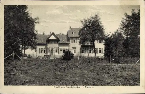 Ak Sandplacken Oberursel im Taunus Hessen, Gasthaus