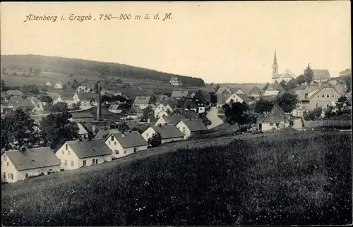 Ak Altenberg im Erzgebirge, Panorama