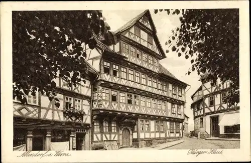 Ak Bad Sooden Allendorf in Hessen, Bürgerhaus