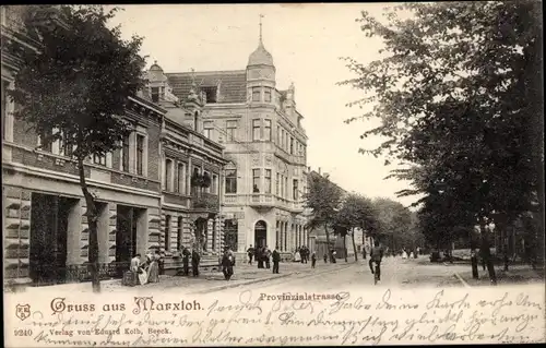 Ak Marxloh Duisburg im Ruhrgebiet, Provinzialstraße