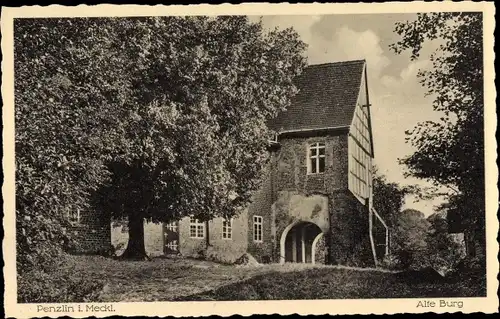 Ak Penzlin Mecklenburgische Seenplatte, Alte Burg