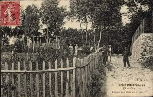 Ak Triel Yvelines, Entree des Bois de l'Hautil