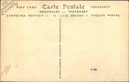 Ak Orbec en Auge Calvados, Place de la Poissonnerie