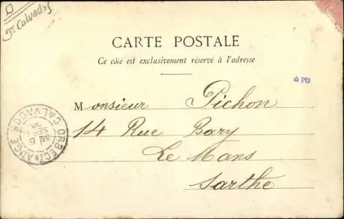 Ak Orbec Calvados, La Grande Rue