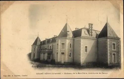 Ak Couhé Vérac Vienne, Chateau de la Bouillere, commune de Ceaux