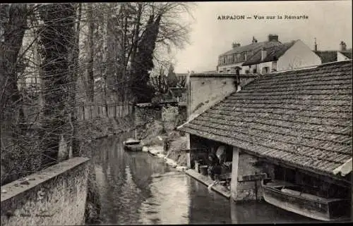 Ak Arpajon Essonne, Vue sur la Remarde