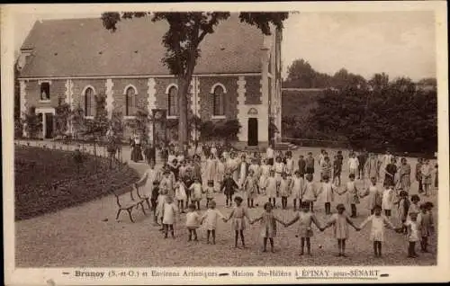 Ak Épinay-sous-Sénart Essonne, Maison Sainte Helene