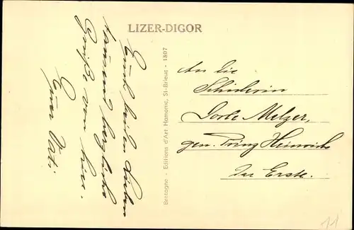 Ak Saint Brieuc Côtes d'Armor, Le Phare du Legue par Grande Maree