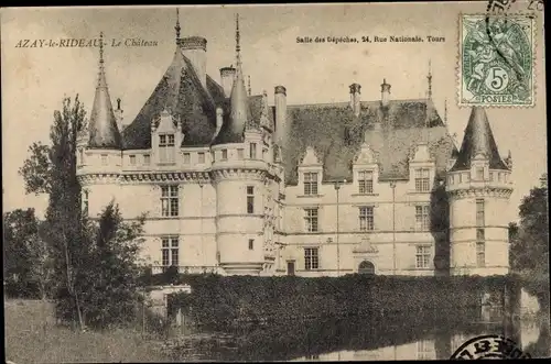 Ak Azay le Rideau Indre et Loire, Le Chateau