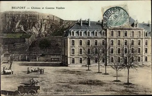 Ak Belfort Beffert Beffort Territoire de Belfort, Chateau, Caserne Vauban