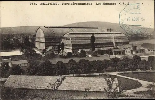 Ak Belfort Beffert Beffort Territoire de Belfort, Parc aeronautique, Les Hangars