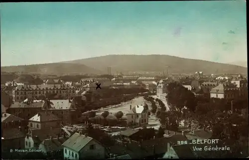 Ak Belfort Beffert Beffort Territoire de Belfort, Vue Generale