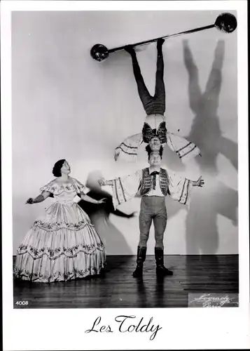 Ak Akrobaten Les Toldy, Artisten, Gleichgewichtsakt