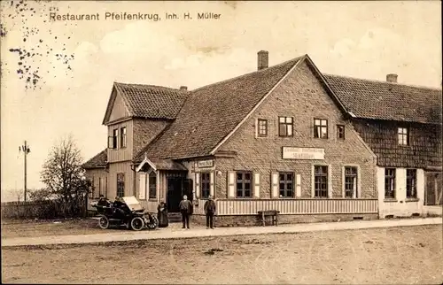 Ak Blankenburg am Harz, Restaurant Pfeifenkrug, Auto