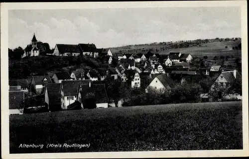 Ak Altenburg Reutlingen in Württemberg, Totalansicht der Ortschaft