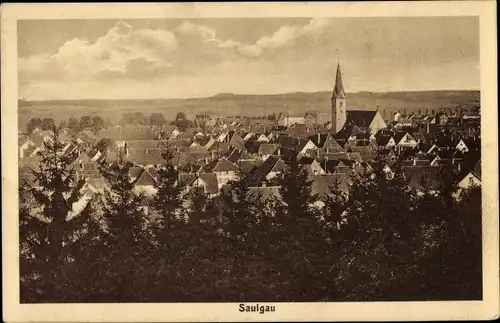 Ak Bad Saulgau in Oberschwaben, Blick auf den Ort