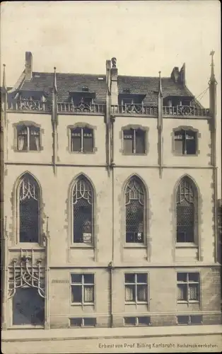 Jugendstil Ak Karlsruhe in Baden Württemberg, Gebäude, Architekt Hermann Billing