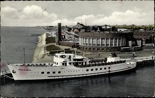 Ak Wilhelmshaven in Niedersachsen, Bäderschiff Rüstringen