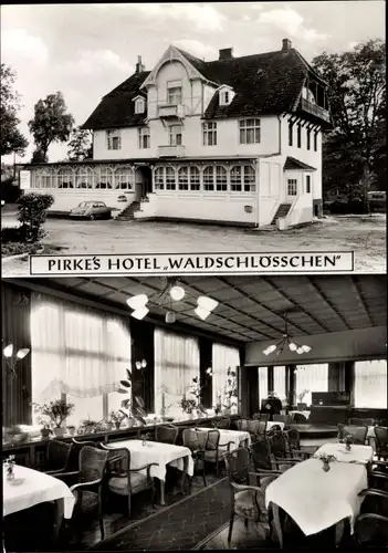 Ak Rotenburg an der Wümme, Pirke's Hotel Waldschlösschen, Bremer Straße 51
