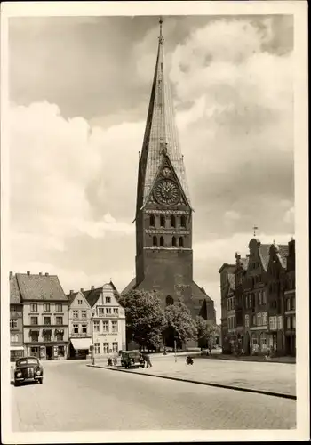 Ak Lüneburg, Johanniskirche, Gasthaus Dettmar, Sandkrug