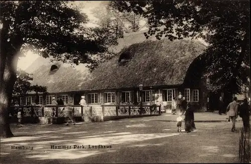 Ak Hamburg Hamm, Hammer Park, Landhaus