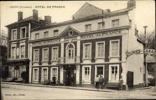 Ak Orbec Calvados, Hotel de France