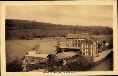 Ak Orbec Calvados, Fromagerie de Friardel