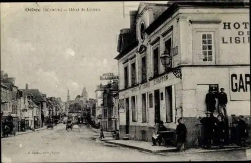 Ak Orbec Calvados, Hotel de Lisieux