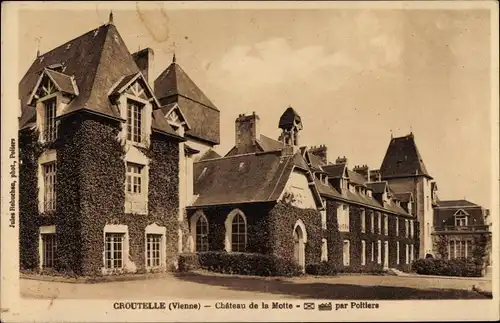 Ak Croutelle Vienne, Le Chateau de la Motte