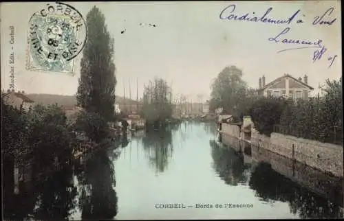 Ak Corbeil Essonne, Bords de l'Essonne
