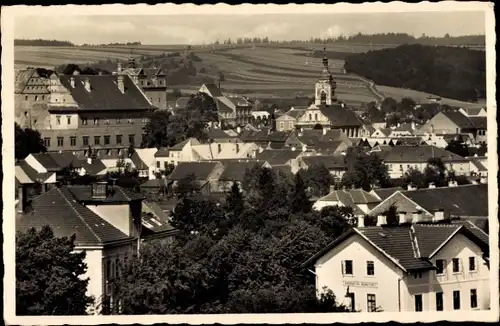 Ak Horšovský Týn Bischofteinitz Region Pilsen, Teilansicht des Ortes