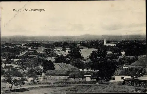 Ak Pune Poona Indien, The Picturesque