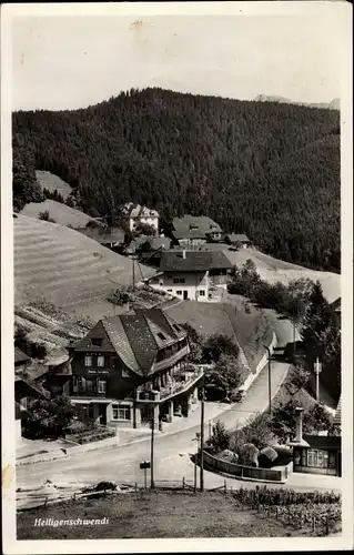 Ak Heiligenschwendi Kanton Bern, Blick auf den Ort