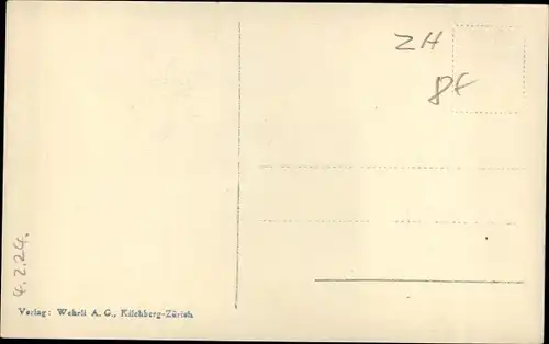 Ak Zürich Stadt, Pfalzgasse, St. Peter, Turmuhr