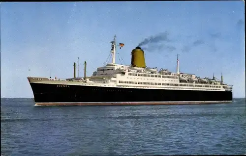 Ak Vierschrauben TS Bremen, Dampfschiff, Norddeutscher Lloyd