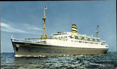 Ak Dampfschiff SS Ryndam, HAL