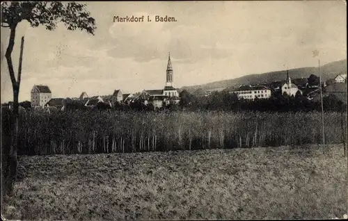 Ak Markdorf Bodenseekreis Baden Württemberg, Blick auf den Ort