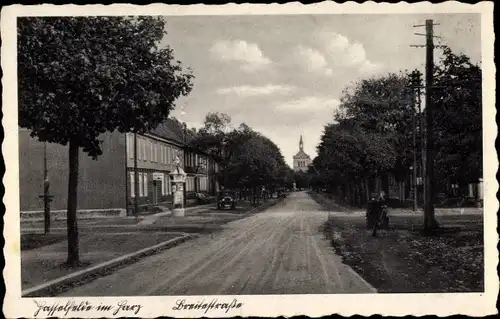 Ak Hasselfelde Oberharz am Brocken, Breite Straße