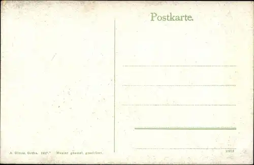 Passepartout Ak Gotha in Thüringen, Schloss, Ortsansicht, Wurst