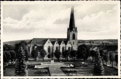 Ak Ellrich Harz Thüringen, Partie an der Johanniskirche