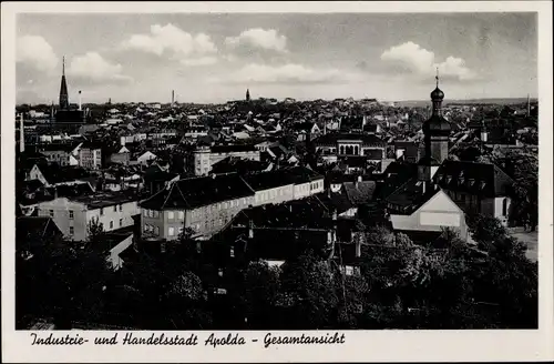 Ak Apolda in Thüringen, Totalansicht der Ortschaft